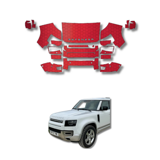 2020-2024 Land Rover Defender Pre-Cut Front Paint Protection Clear Film PPF