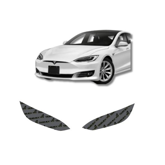 2016-2023 Tesla Model X Pre-Cut Headlight Protection Clear Film PPF