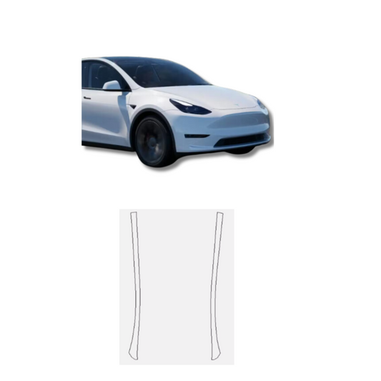 2020-2024 Tesla Model Y Full A-Pillars Paint Protection Clear Bra PPF