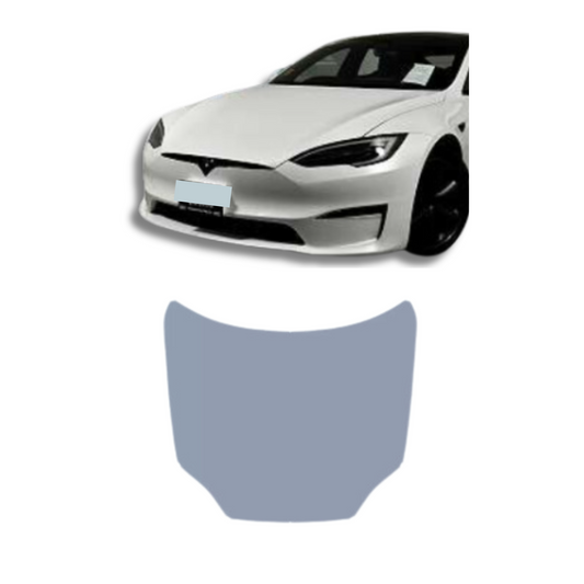 2021-2023 Tesla Model S Pre-Cut Full Hood Paint Protection Film Premium TPU PPF