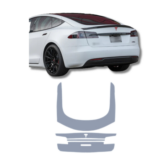 2021-2023 Tesla Model S Pre-Cut Rear Hatch Paint Protection Film Premium TPU PPF