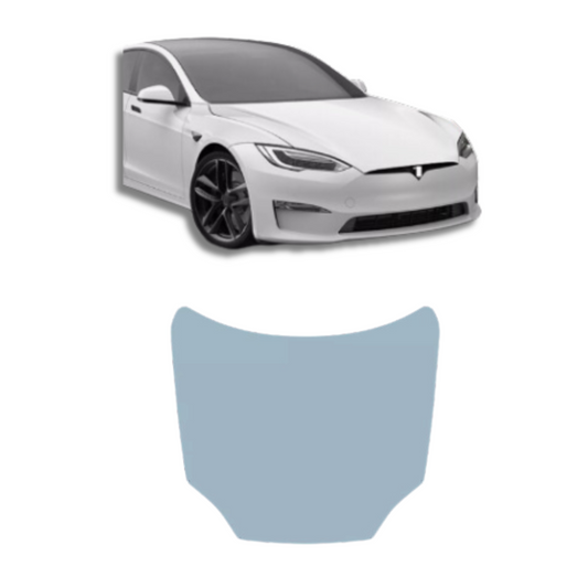 2021-2024 Tesla Model S Plaid  Full Hood Paint Protection Film PPF
