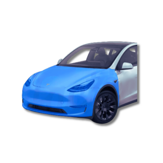 2023-2024 Tesla Model Y Hood + Bumper + Fenders Paint Protection Film Clear Bra PPF