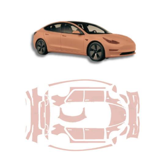2024 Model 3 Full Body PreCut Paint Protection Film Clear Bra PPF