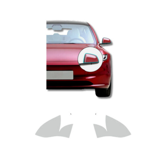 2024 Tesla Model 3 Highland Rearview Mirror Precut Paint Protection Film PPF