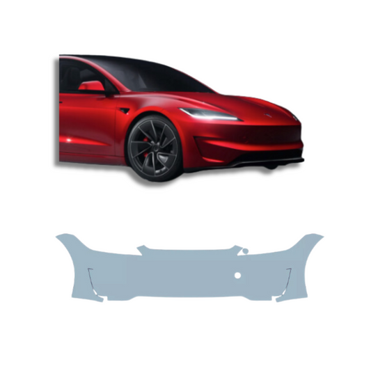 2024 Tesla Model 3 Performance Front Bumper Paint Protection Film PreCut PPF