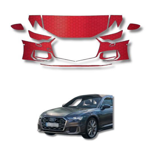 2019-2024 Audi A6 Pre-Cut Paint Protection Film Clear Bra PPF