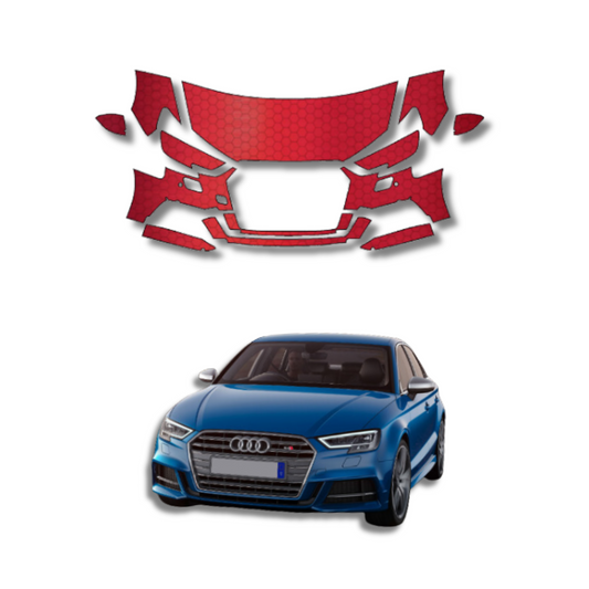2017-2020 Audi S3 Pre-Cut Paint Protection Film Clear Bra PPF