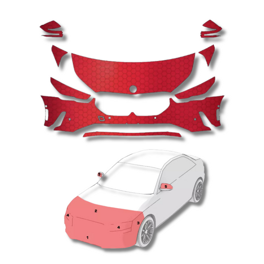 2024 BMW 5 Series Pre-Cut Paint Protection Film Clear Bra PPF