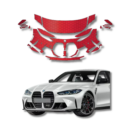 2021-2024 BMW M3 Pre-Cut Paint Protection Film Clear Bra PPF