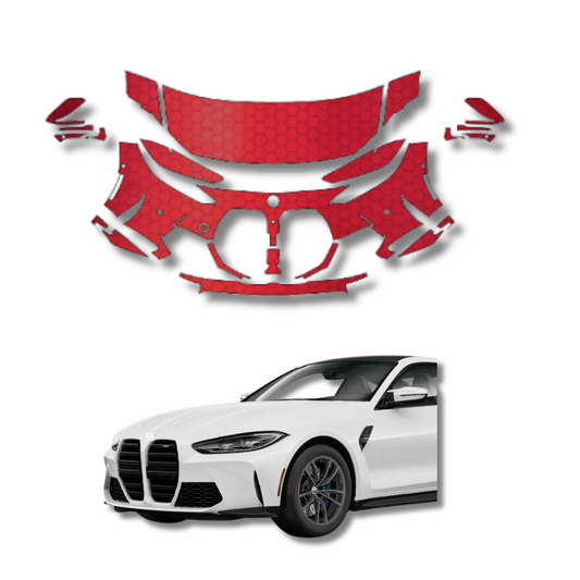 2021-2024 BMW M4 Pre-Cut Paint Protection Film Clear Bra PPF