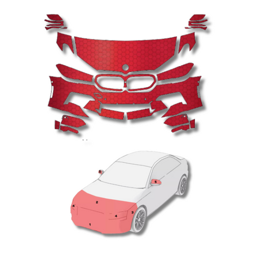 2021-2023 BMW M5 Pre-Cut Paint Protection Film Clear Bra PPF