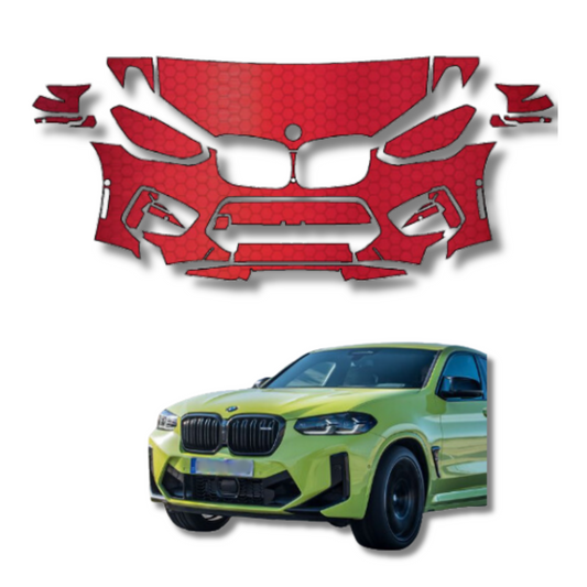 2020-2023 BMW X4 M Pre-Cut Paint Protection Film Clear Bra PPF