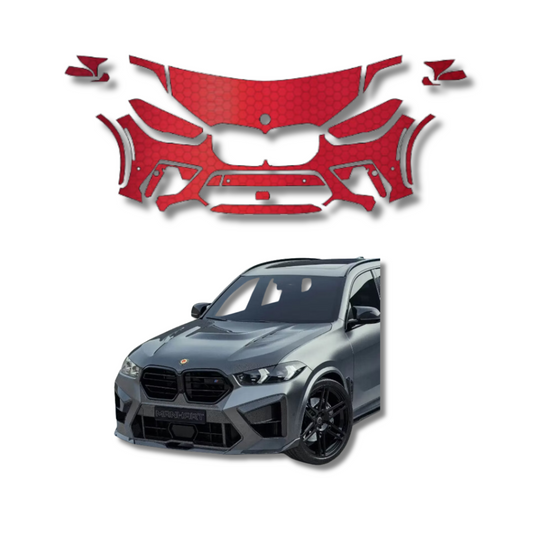 2020-2023 BMW X5M Pre-Cut Paint Protection Film Clear Bra PPF