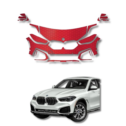 2020-2023 BMW X6 Base Pre-Cut Paint Protection Film Clear Bra PPF