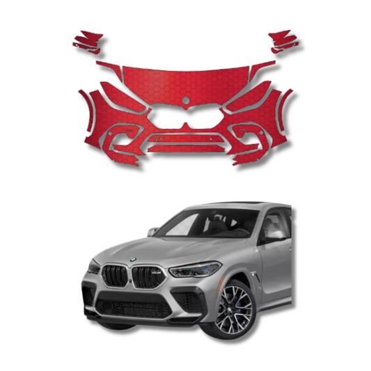 2020-2023 BMW X6M Pre-Cut Paint Protection Film Clear Bra PPF