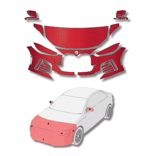 2022-2024 BMW i4 M-Sport Pre-Cut Paint Protection Clear Bra PPF