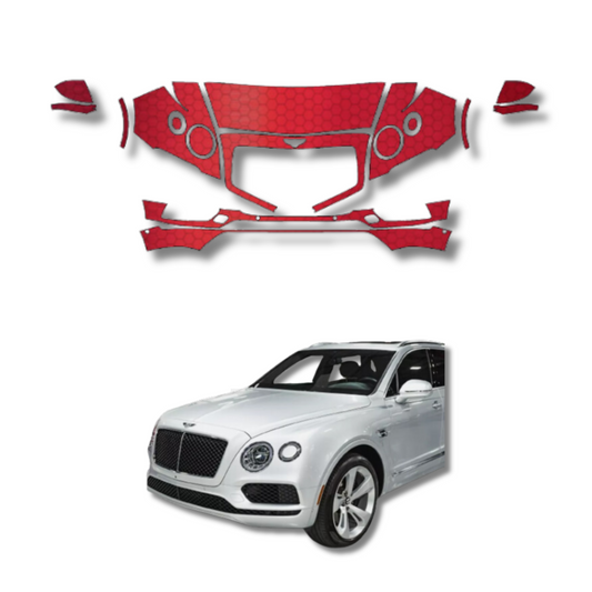 2017-2018 Bentley Bentayga Pre-Cut Paint Protection Film Clear Bra PPF