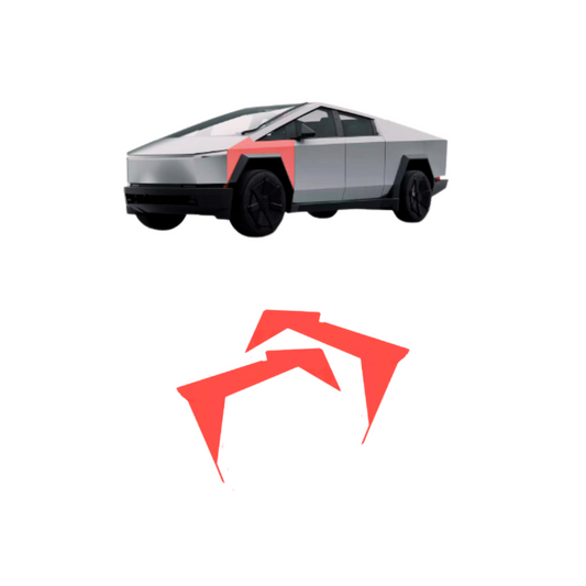 2024 Cybertruck Fenders PreCut Paint Protection Film Clear Bra PPF