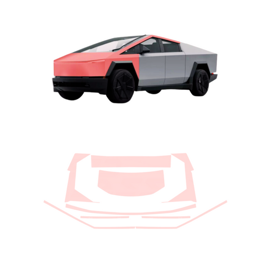 2024 Cybertruck  Full Sides PreCut Paint Protection Film Clear Bra PPF