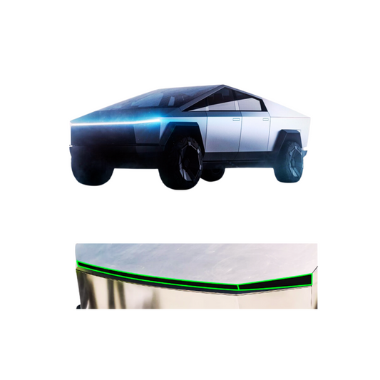 2024-2025 Tesla Cybertruck Head Light Precut Smoked PPF