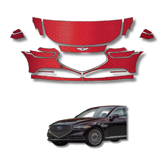 2019-2022 Genesis G90 Pre-Cut Paint Protection Film Clear Bra PPF
