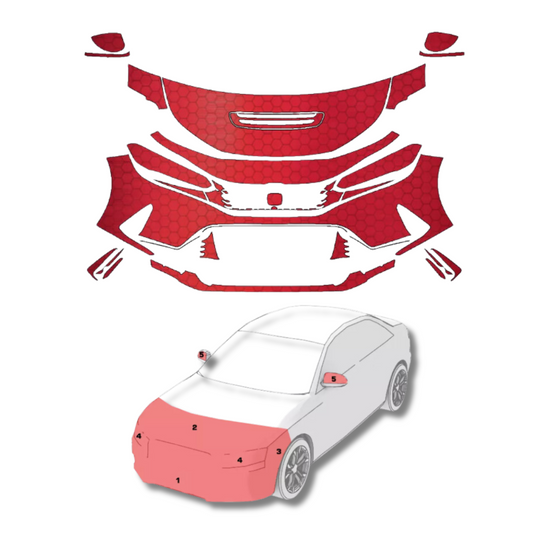 2023-2024 Honda Civic Type R PPF Paint Protection Film Clear Bra