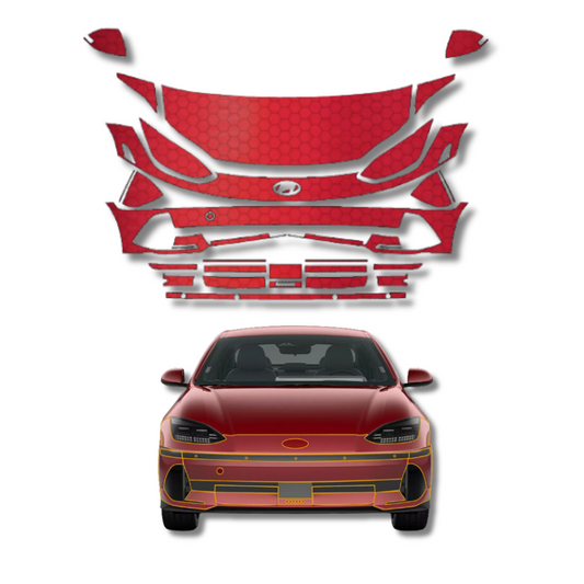 2023-2024 Hyundai Ioniq 6 Pre-Cut Paint Protection Clear Bra PPF