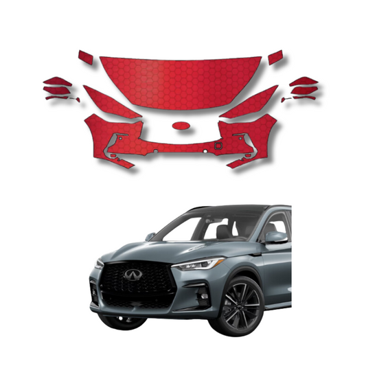 2019-2024 Infiniti QX50 Pre-Cut Paint Protection Film Clear Bra PPF