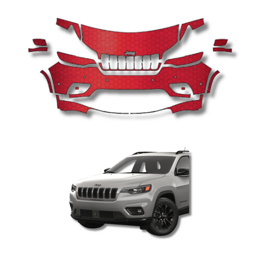 2019-2023 Jeep Cherokee Pre-Cut Paint Protection Film Clear Bra PPF