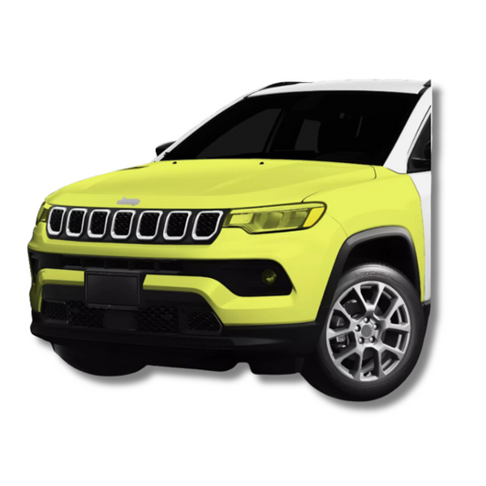2021-2024 Jeep Compass Pre-Cut Front Paint Protection Film Clear Bra PPF