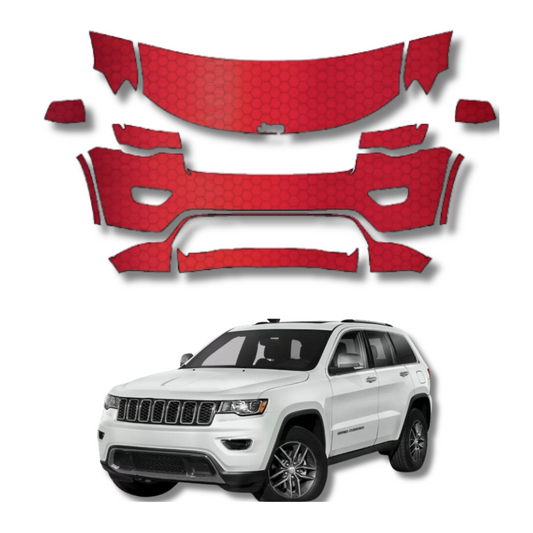 2017-2021 Jeep Grand Cherokee Pre-Cut Paint Protection Clear Bra PPF