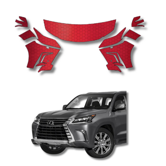 2016-2021 Lexus LX Pre-Cut Paint Protection Film Clear Bra PPF