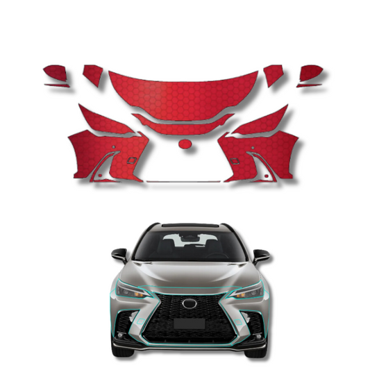 2022-2024 Lexus NX Pre-Cut Paint Protection Film Clear Bra PPF