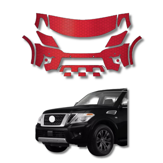 2017-2020 Nissan Armada Pre-Cut Paint Protection Clear Bra PPF