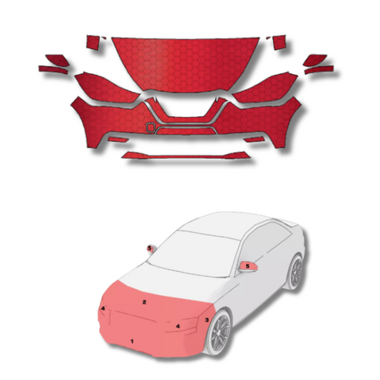 2017-2020 Nissan Kicks Pre-Cut Paint Protection Clear Bra PPF