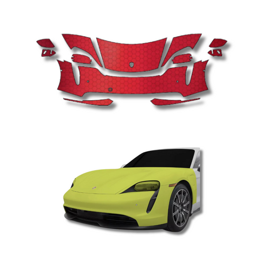 2020-2024 Porsche Taycan Pre-Cut Paint Protection Film Clear Bra PPF