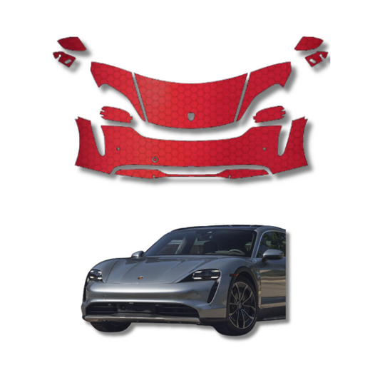 2023 Porsche Taycan Cross Turismo 21 Pre-Cut Protection Film Clear Bra PPF