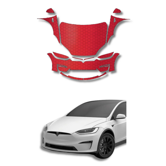 2023-2024 Tesla Model X Pre-Cut Paint Protection Film Clear Bra PPF