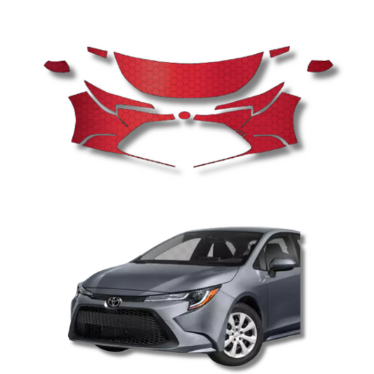 2020-2024 Toyota Corolla 4dr Pre-Cut Paint Protection Clear Bra PPF
