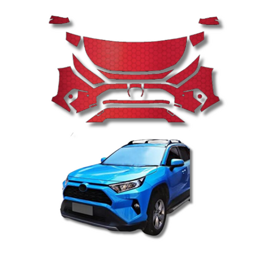 2019-2024 Toyota RAV4 Pre-Cut Paint Protection Film Clear Bra PPF