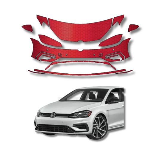 2018-2019 Volkswagen Golf R Pre-Cut Paint Protection Clear Bra PPF